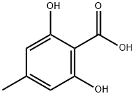 2,6-DIHYDROXY-4-METHYLBENZOIC ACID Structure