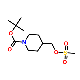 161975-39-9 Tert-Butyl 4-(((methylsulfonyl)oxy)methyl)piperidine-1-carboxylaat