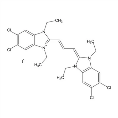 CAS:3520-43-2|5,5,6,6-Tetrachloor-1,1,3,3-tetraethylbenzimidazolylcarbocyaninejodide