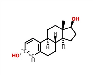 CAS-82938-05-4|17-bèta-oestradiol-13C2