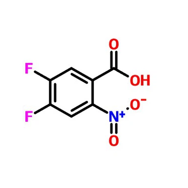 CAS:20372-63-8|4,5-Difluor-2-nitrobenzoëzuur